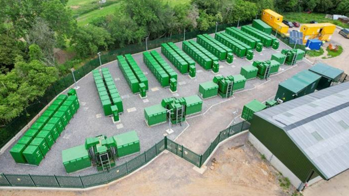 Loudwater 39 MW/55 MWh battery storage plant near High Wycombe in Buckinghamshire, UK