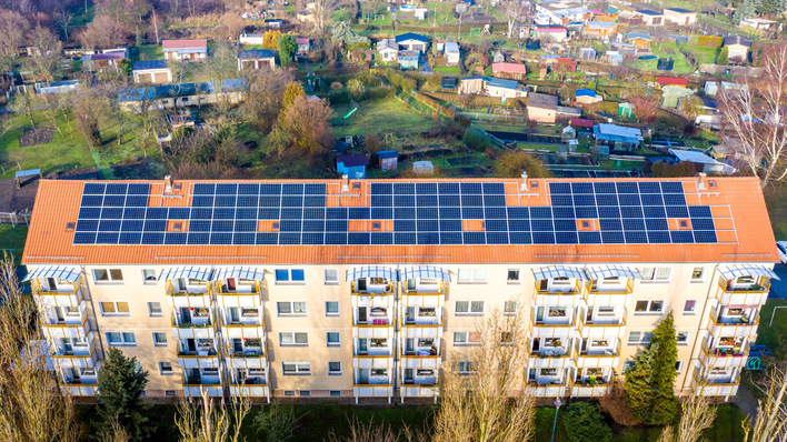 Solar is reaching everyday apartment blocks, not just detached homes