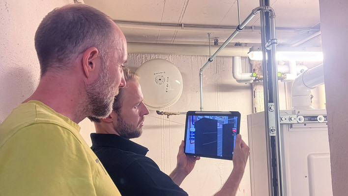 Augmented reality installs the heat pump before the old boiler has packed its bags