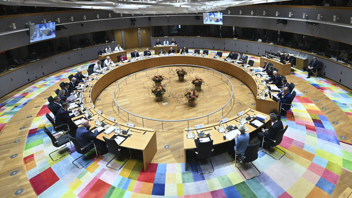 EU leaders around the table, with energy prices again a top concern