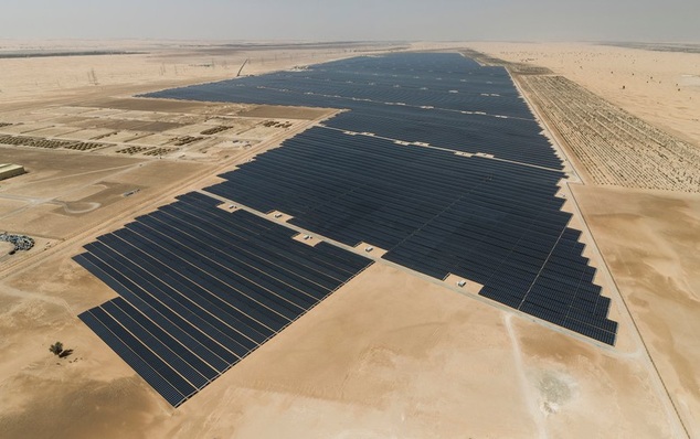 1,177 GW solar plant »Noor Abu Dhabi« started operation recently.