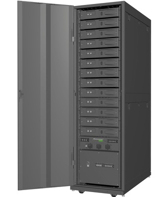 The AC-coupled energy storage system from Delta comes in a standard 19 inches rack.