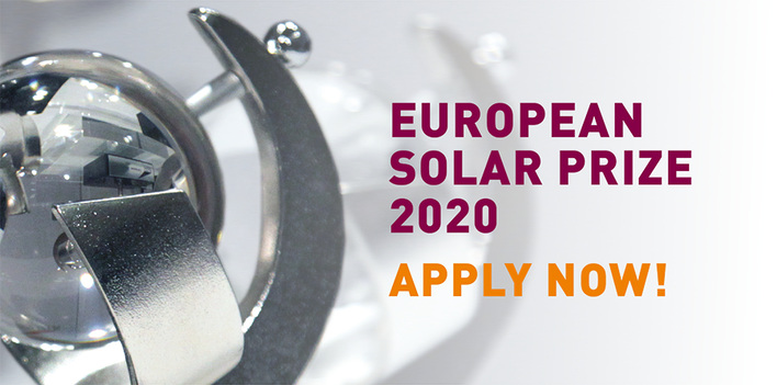 The European Solar Prize specifically honours local initiatives and proposals from all over Europe.