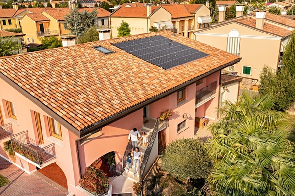 Alpha solar modules were installed near Venice.