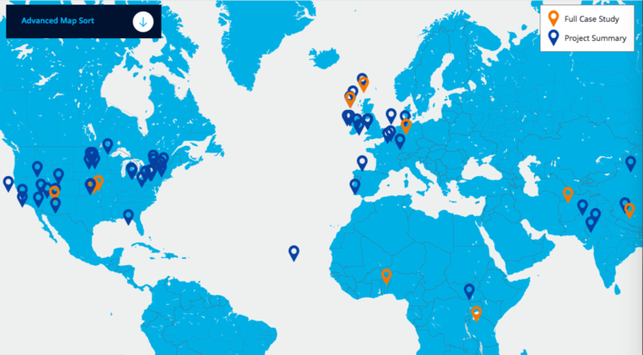 A global overview of lead battery case studies and finished storage facilities. 