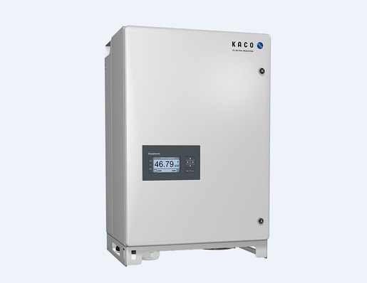 The blueplanet gridsave: a bidirectional battery inverter shows an efficiency of 98.5 percent. 