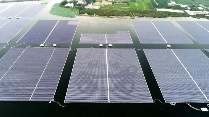 Land that was once lost to subsidence is now made productive again with this happy panda.