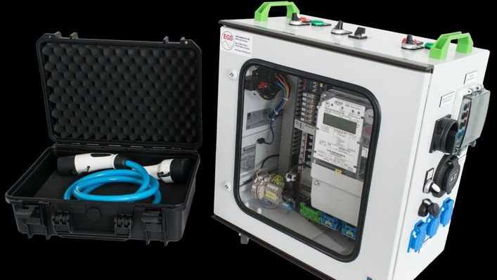 This calibration unit is mobile and does not necessarily require an EV during the testing process.