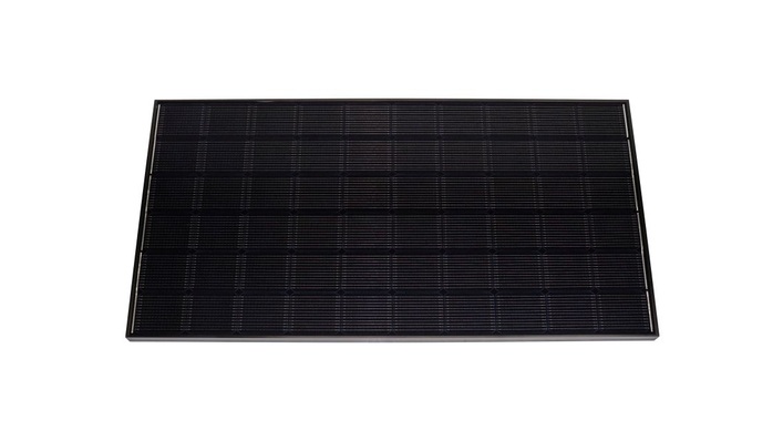 The black module achieves an efficiency of 18.75 per cent.