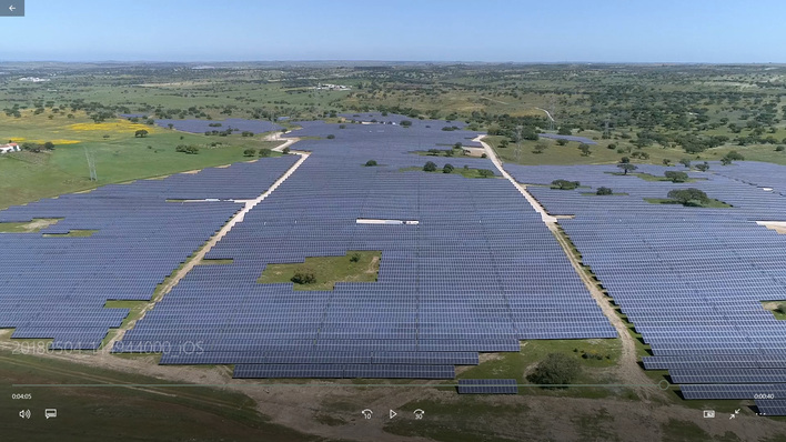 Ourika solar park in southern Portugal.