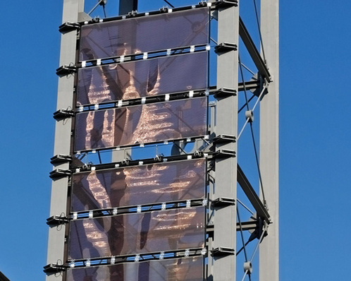 Solartension's light-weight systems using photovoltaic films.