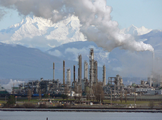 Petrochemical facilities can become inundated during extreme weather events and release toxic chemicals.