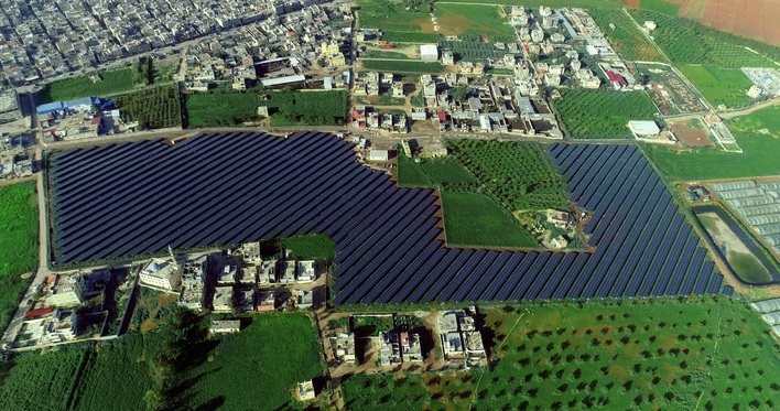 The solar installations covers the electricity demand of the Abdali Medical Center.