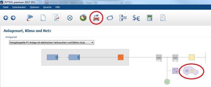 In the new version the user can select their electric car from the database.
