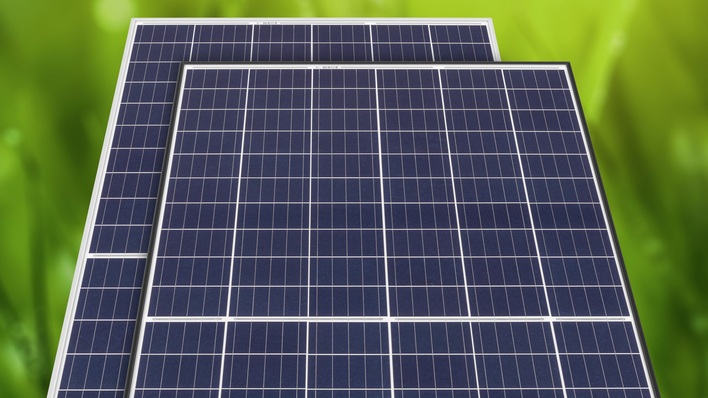 The Twin Peak technologie includes cells from larger wafers.