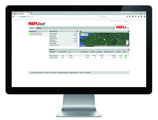 Using the Internet-based tool, the system operator can monitor and analyze this data.
