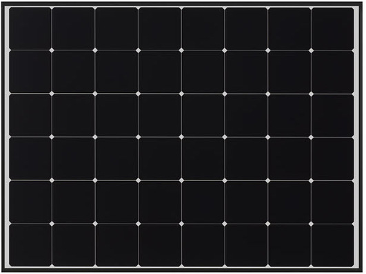 The new module from Sharp has a discreet matte black finish, while reflections are minimised.