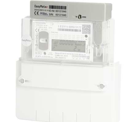 The smart meter involves an additional S1 port to which the smart energy monitor can be connected.