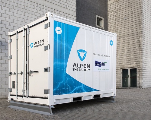 140 kW Battery storage system that Alfen delivers to the Belgian grid operator Eandis. 