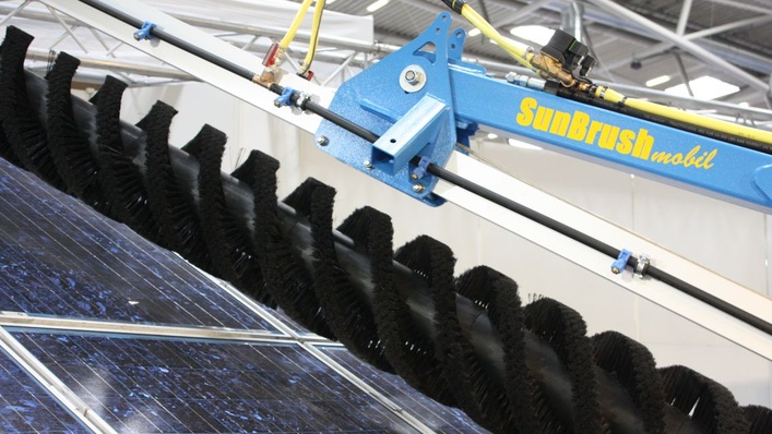 Cleaning solar modules is a business, no hobby in your spare time.