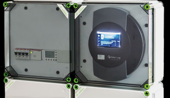 The new control Box allows PV plants and diesel motors to work together efficiently.