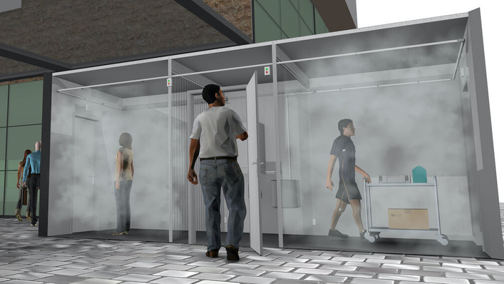 The sun2MobiDes is powered entirely by solar energy and is completely self-sufficient.