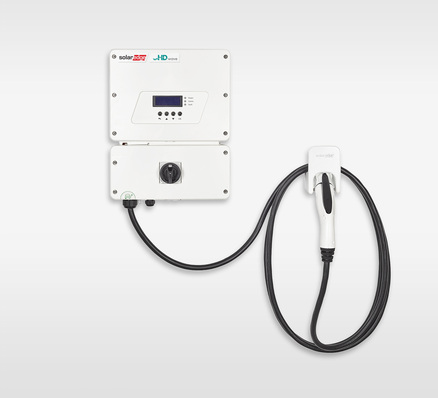 The EV charger is embedded into SolarEdge’s HD-Wave inverter and leverages its solar boost mode.
