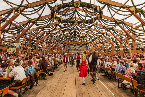 Festzelt Tradition at Oktoberfest in Munich.