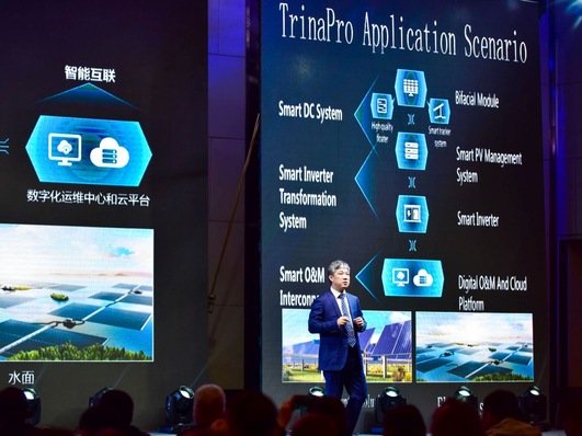 Trina Solar has launched a new smart PV solution in its global headquarter in China.