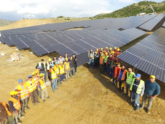 In Izmir-Kiraz in Turkey, a solar park with 11.7 MW output went into operation. The plant named "Sakura Project" is the world's largest photovoltaic system with Panasonic modules HIT.