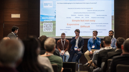 Pondering the qustion at one of the lively workshops at this year's summit in Barcelona