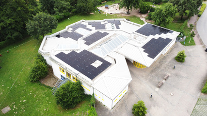 Every available rooftop at the Rainbowland kindergarten in southwest Germany is dedicated to solar energy