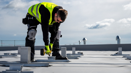Rooftop safety gets an upgrade with wind-resistant ballast fixings