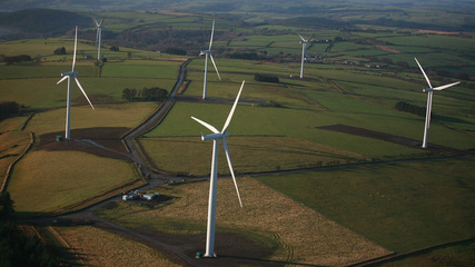 Alltwalis wind farm in Carmarthenshire, part of Statkraft’s UK portfolio