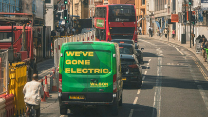 Charging ahead but still inching forward in London traffic