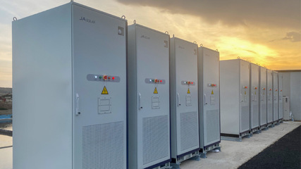 A fresh row of JAPlanet units awaiting commissioning