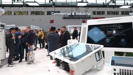 The C&I hall draws a crowd at a previous Intersolar Europe in Munich