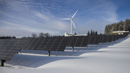 Come wind or shine… or snow, the grid keeps turning