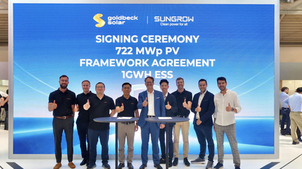 Signing ceremony at Intersolar 2026 in Munich